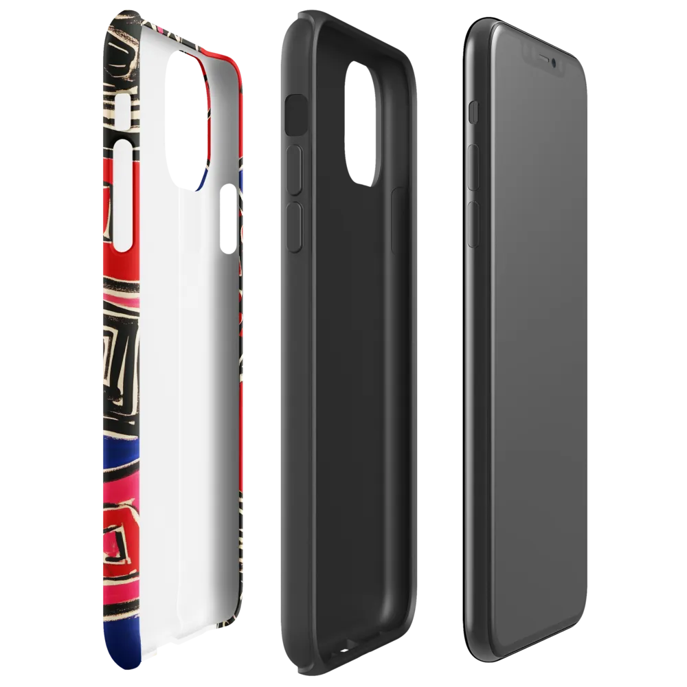 Dynamic Geometric Harmony | Phone Case |  11 Pro Max | Tough Case | Glossy