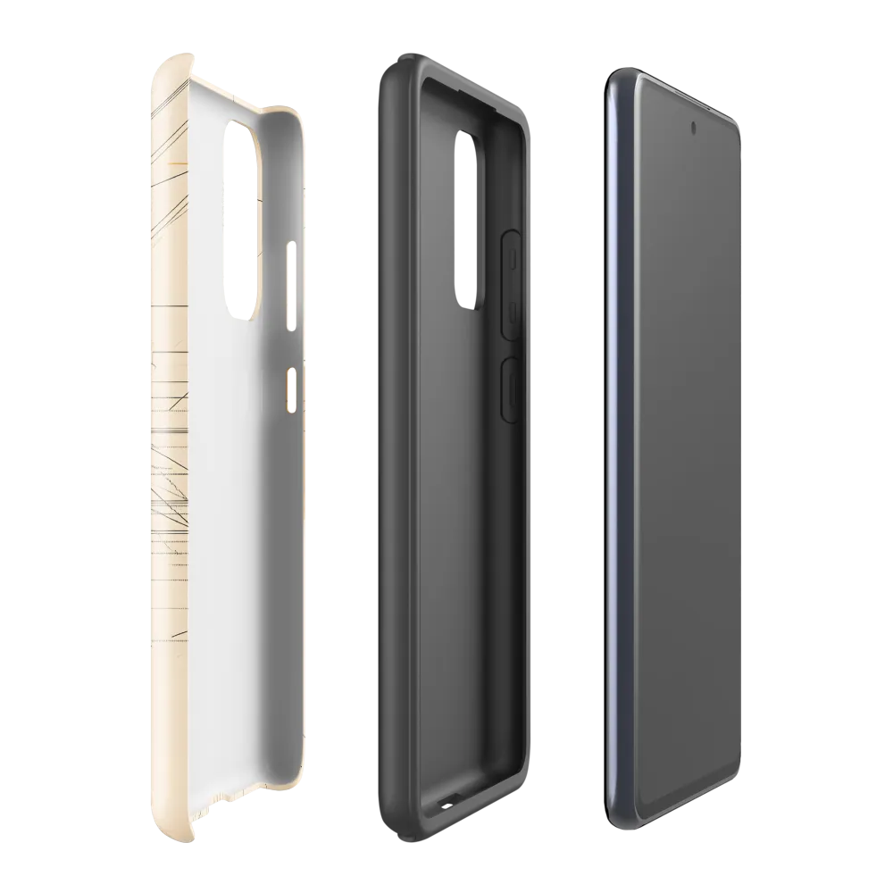 Abstract Profile: A Minimalist Exploration | Phone Case |  S20 FE | Tough Case | Glossy