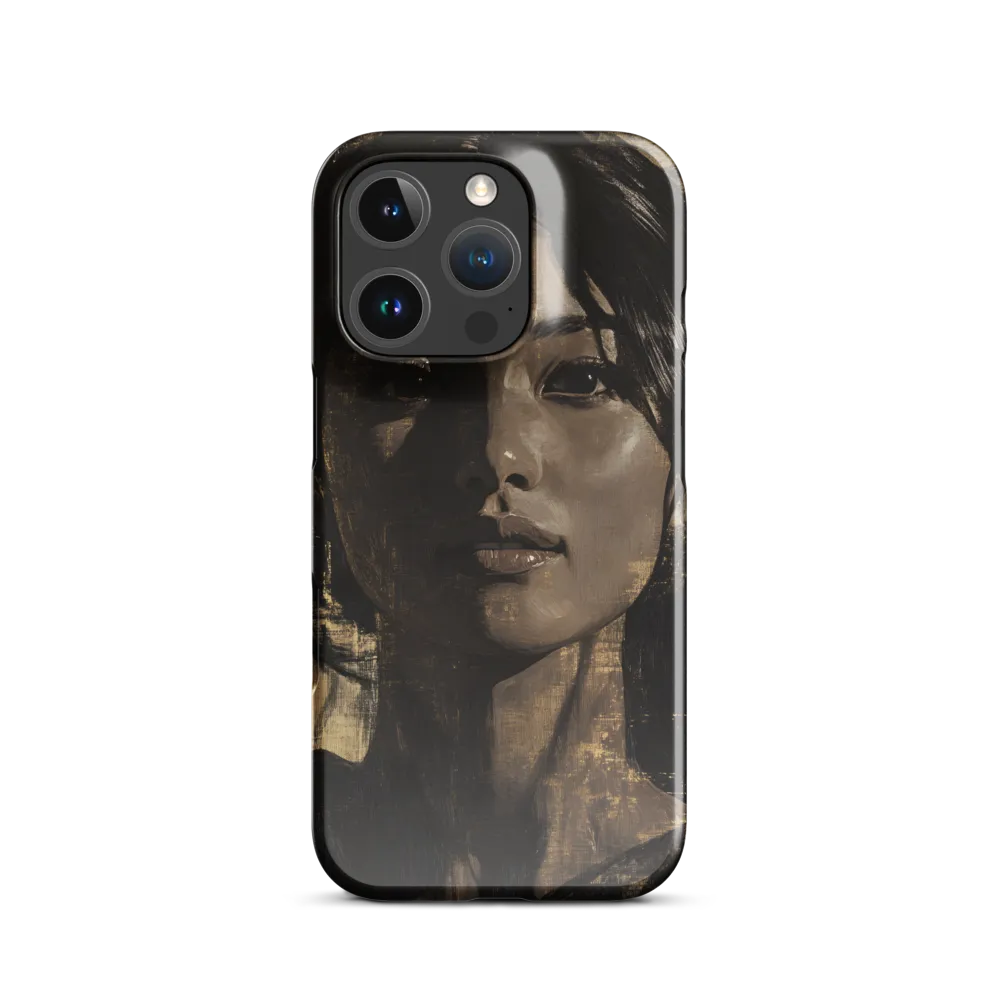Golden Gaze: A Contemporary Portrait