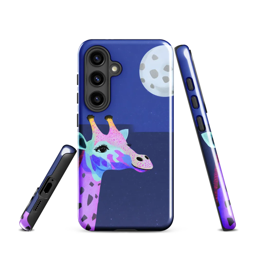 Whimsical Giraffe Under the Stars