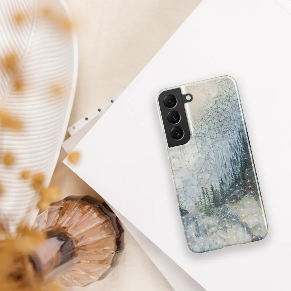 Horizon of Geometric Serenity | Phone Case |  S22 | Snap Case | Glossy