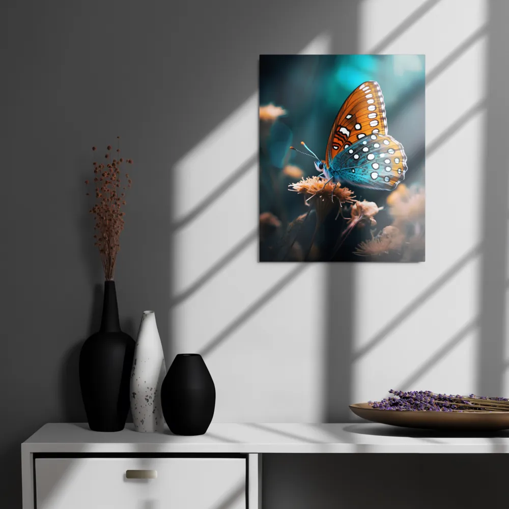 Whispers of Color: The Butterfly's Embrace
