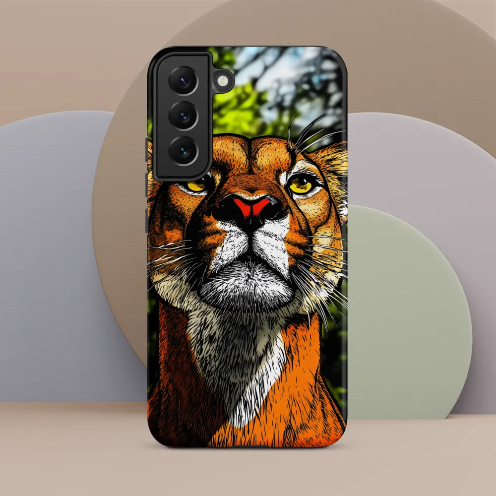 Regal Gaze: The Lioness in Focus