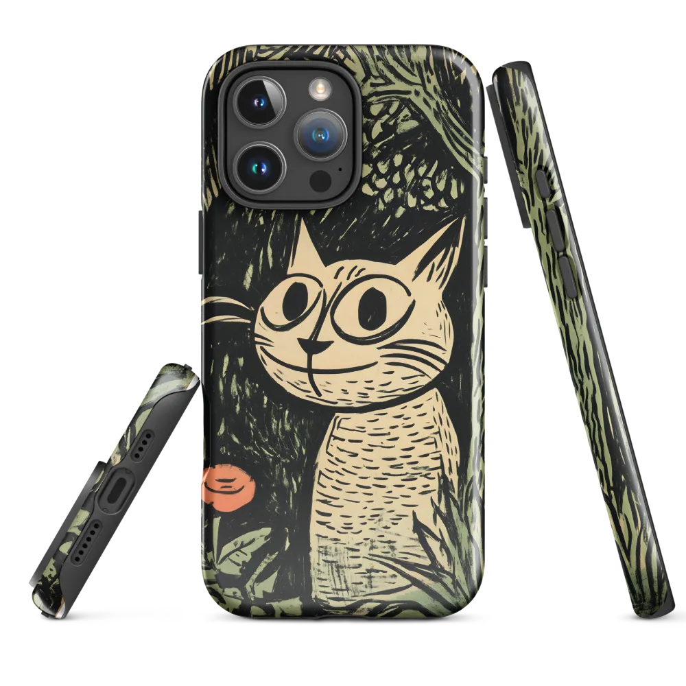Whimsical Cat in the Forest