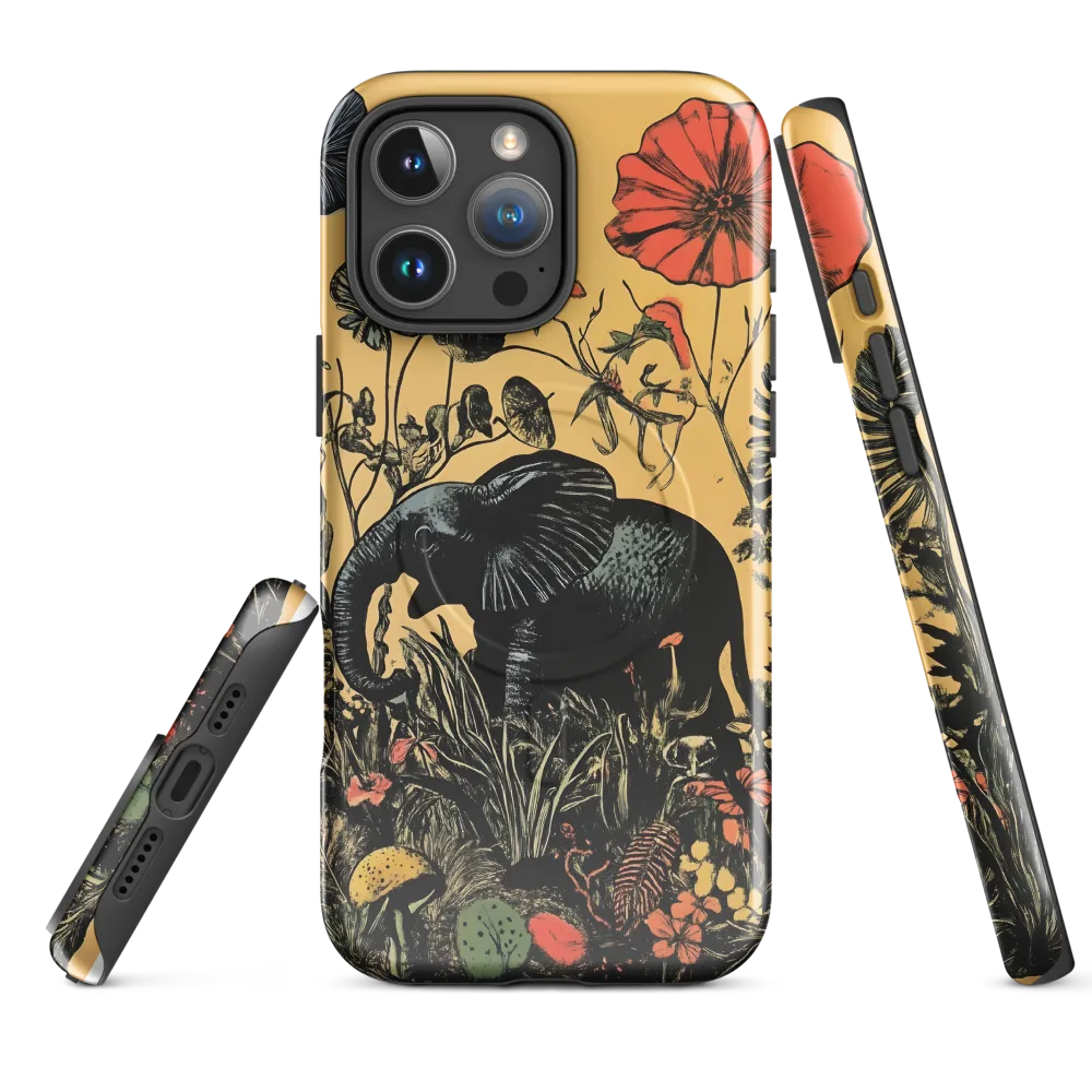Floral Majesty: The Elephant's Sanctuary