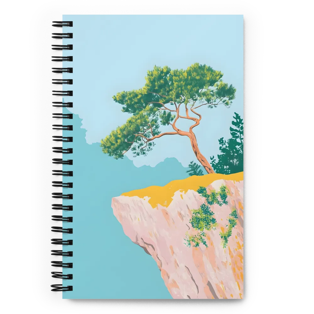 Serenity on the Edge | Spiral Notebook