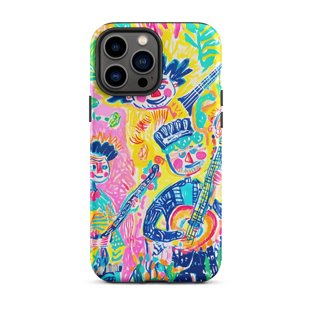 Joyful Duet: A Celebration of Music | Phone Case |  13 Pro Max | Tough Case | Matte