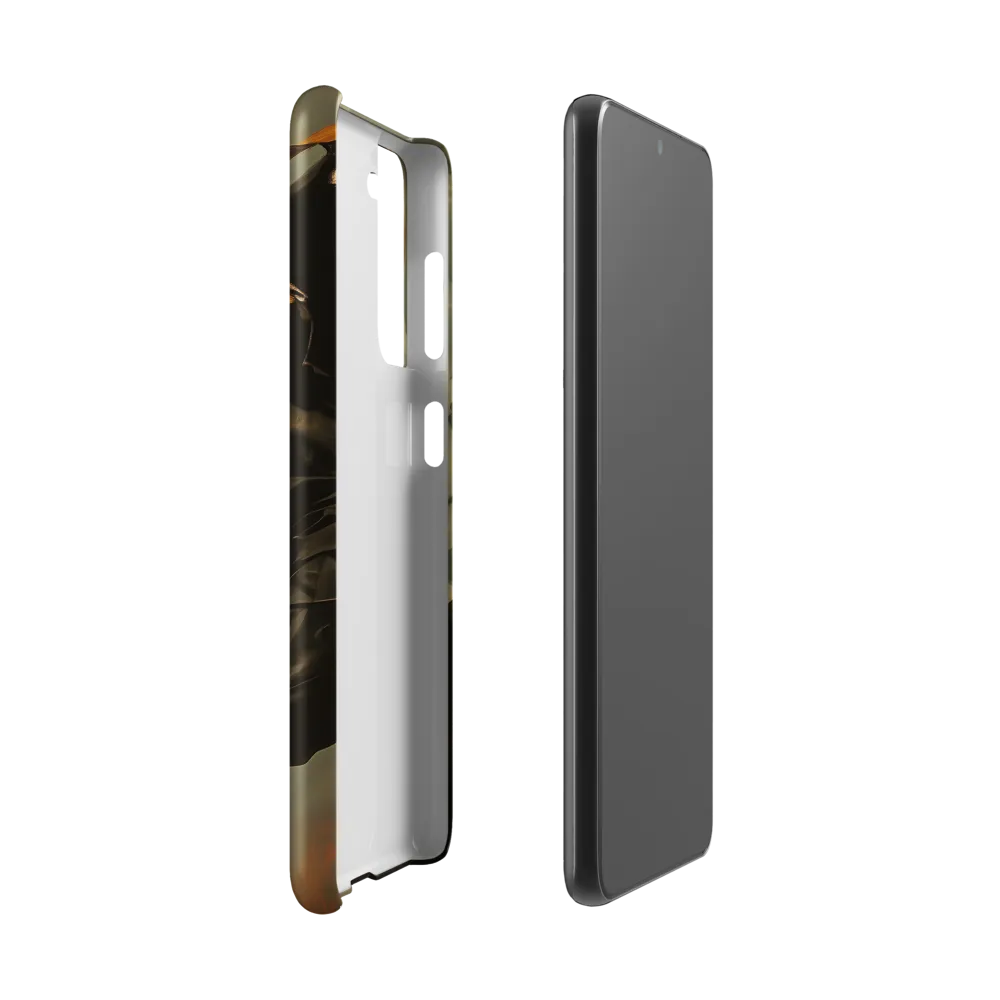 Ethereal Explorer: The Enigmatic Astronaut | Phone Case |  S21 | Snap Case | Matte