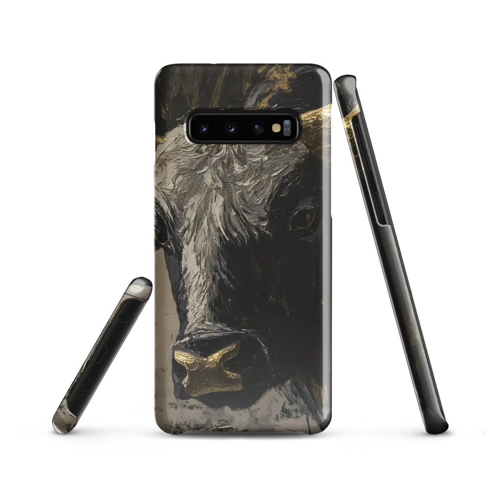 Majestic Bull: The Power in Black and Gold