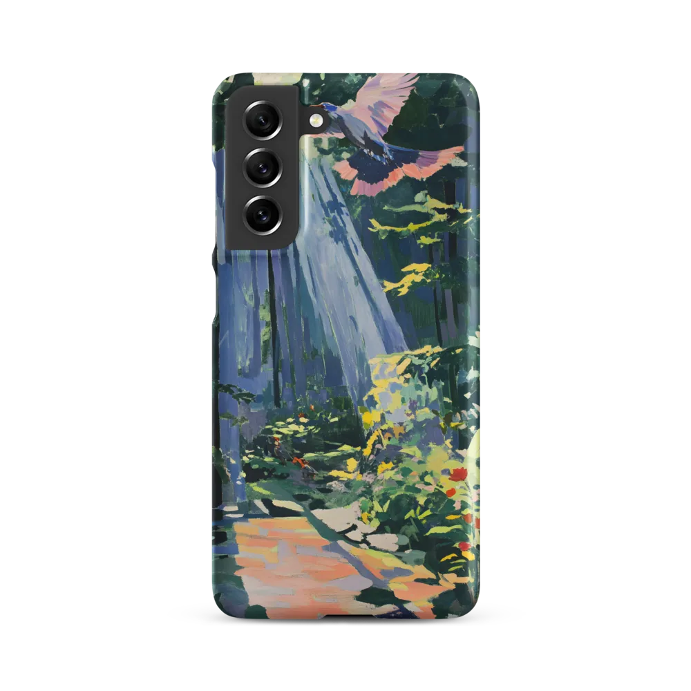 Flight of Light: A Serene Forest | Phone Case |  S21 FE | Snap Case | Matte