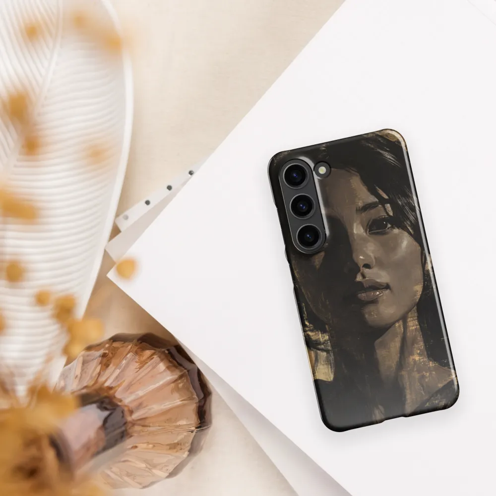 Golden Gaze: A Contemporary Portrait