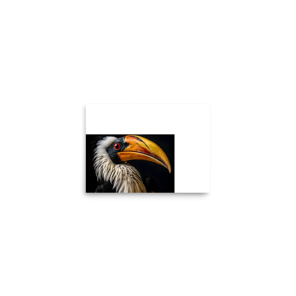 Majestic Hornbill Portrait | Poster | 5″×7″
