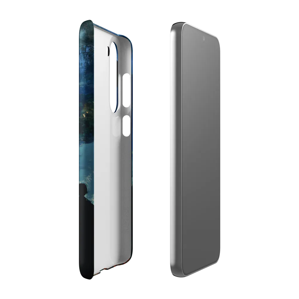Enigmatic Encounter: A Surrealist UFO Landscape | Phone Case |  S23 Plus | Snap Case | Matte