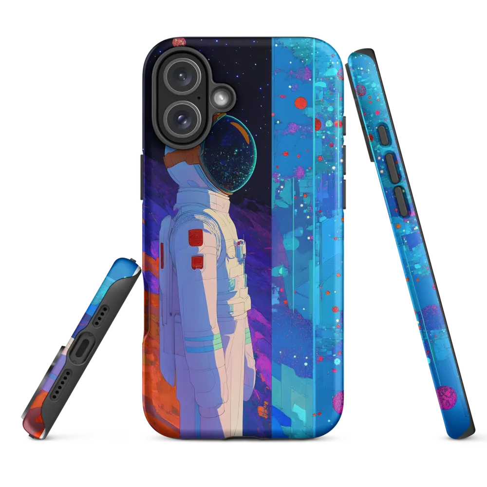 Cosmic Exploration: The Astronaut's Journey | Phone Case |  16 Plus | Tough Case | Matte