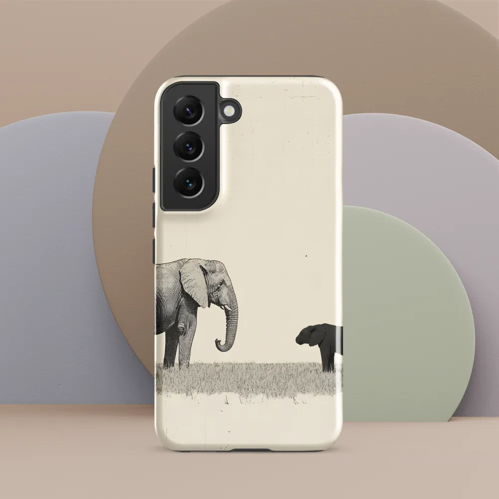 Contrasting Companions | Phone Case |  S22 | Tough Case | Glossy