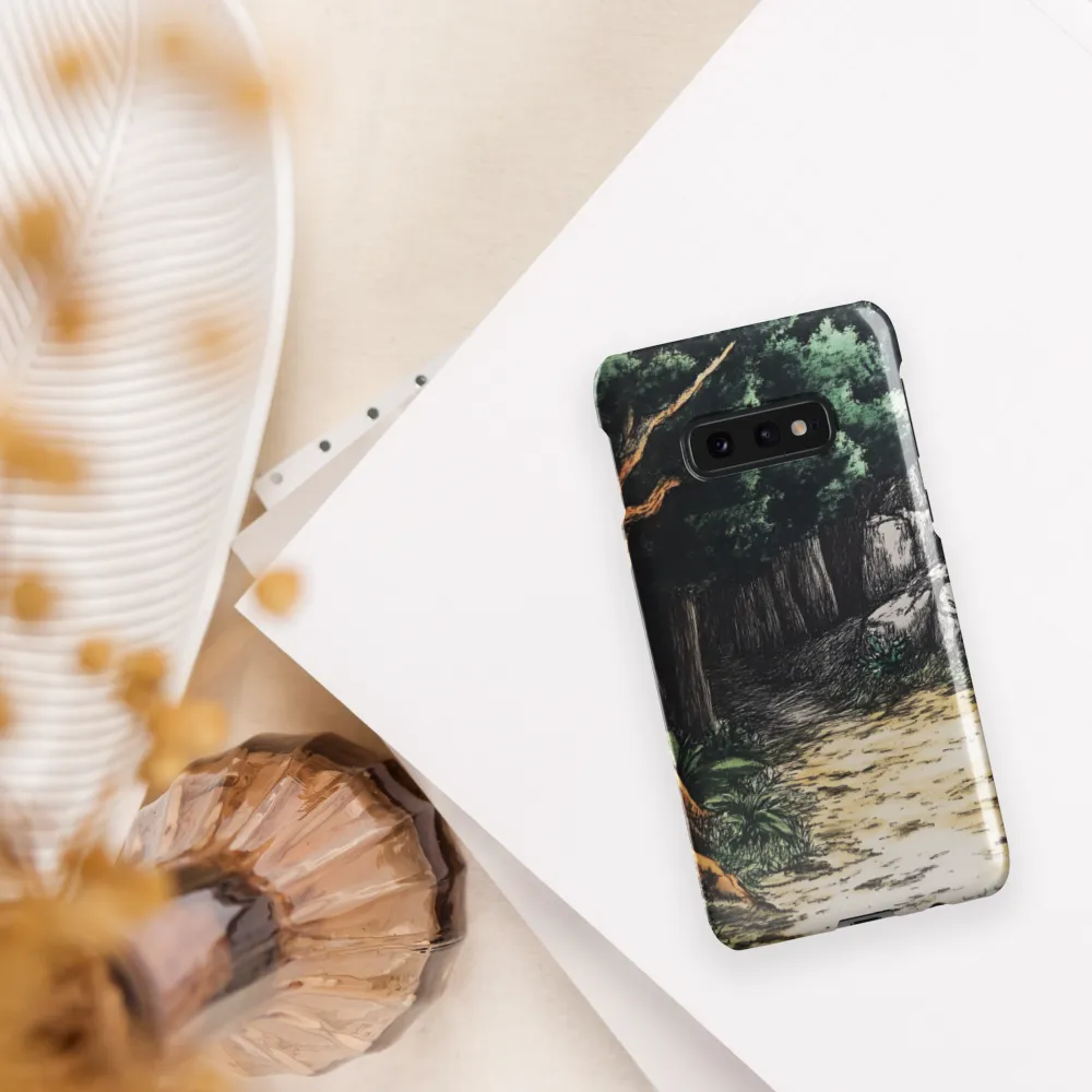 Pathway Through Nature's Embrace | Phone Case |  S10e | Snap Case | Glossy
