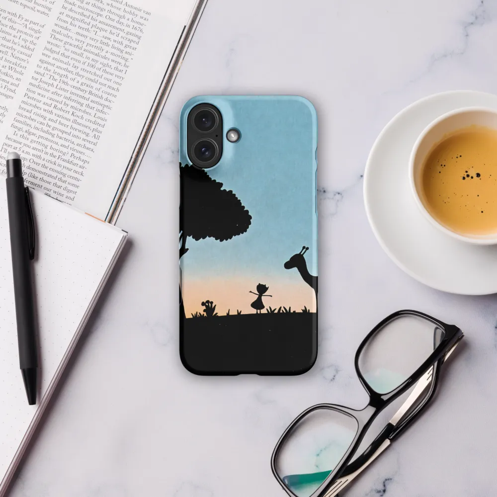 Curiosity in the Silhouette | Phone Case |  16 Plus | Snap Case | Matte