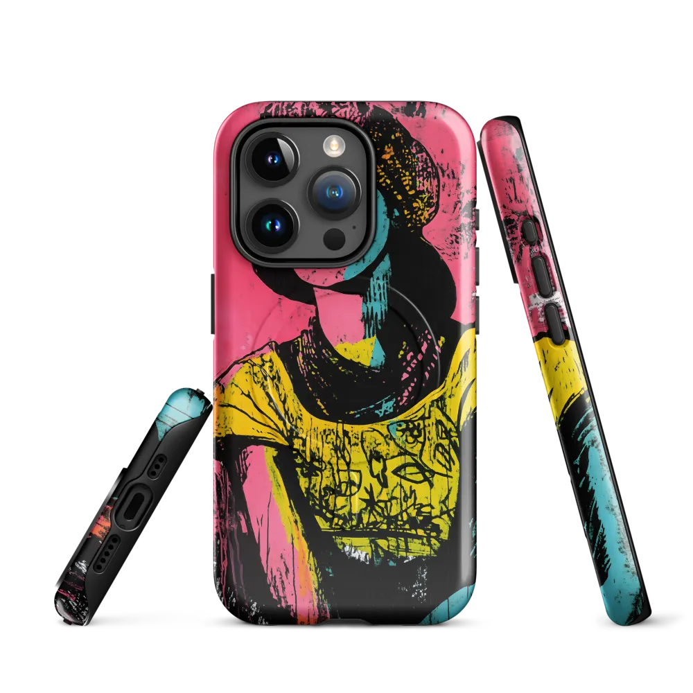 Urban Elegance: A Graffiti Portrait