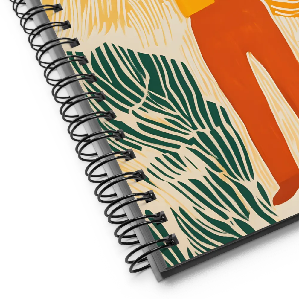 Embodying Nature's Flow | Spiral Notebook