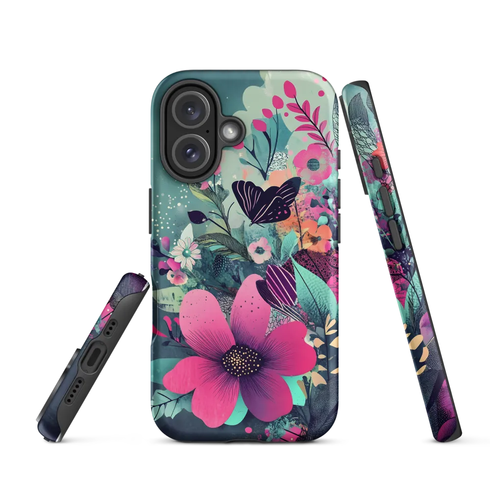 Whimsical Garden Symphony | Phone Case |  16 | Tough Case | Matte