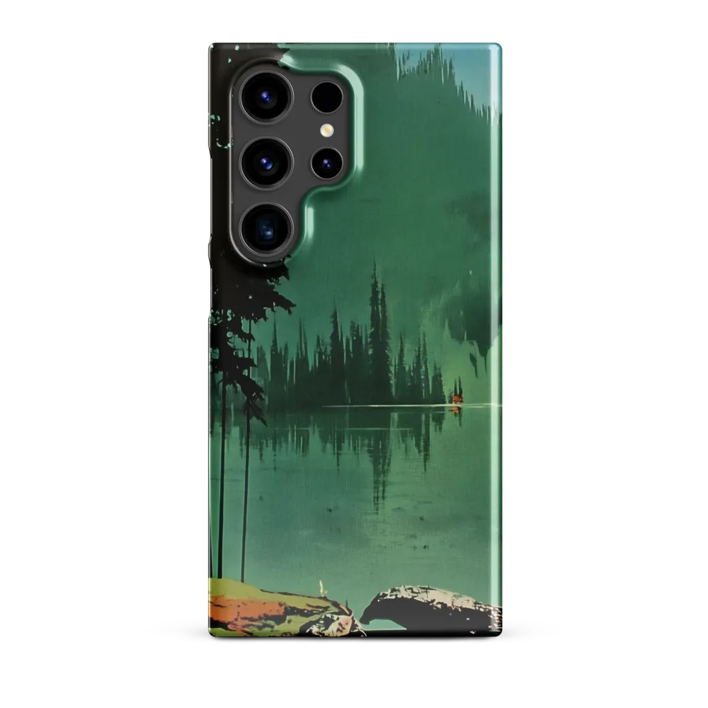 Serenity Reflected: A Tranquil Lake Scene