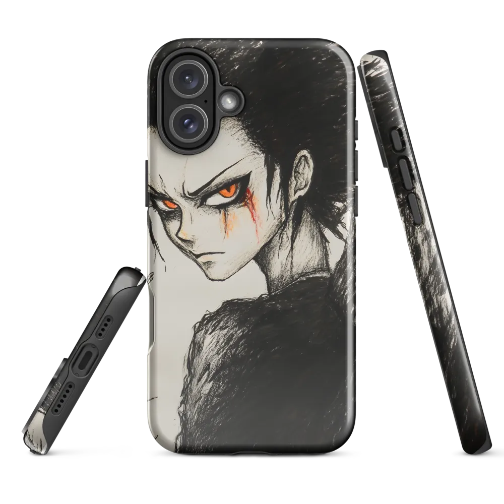 Fiery Defiance | Phone Case |  16 Plus | Tough Case | Glossy