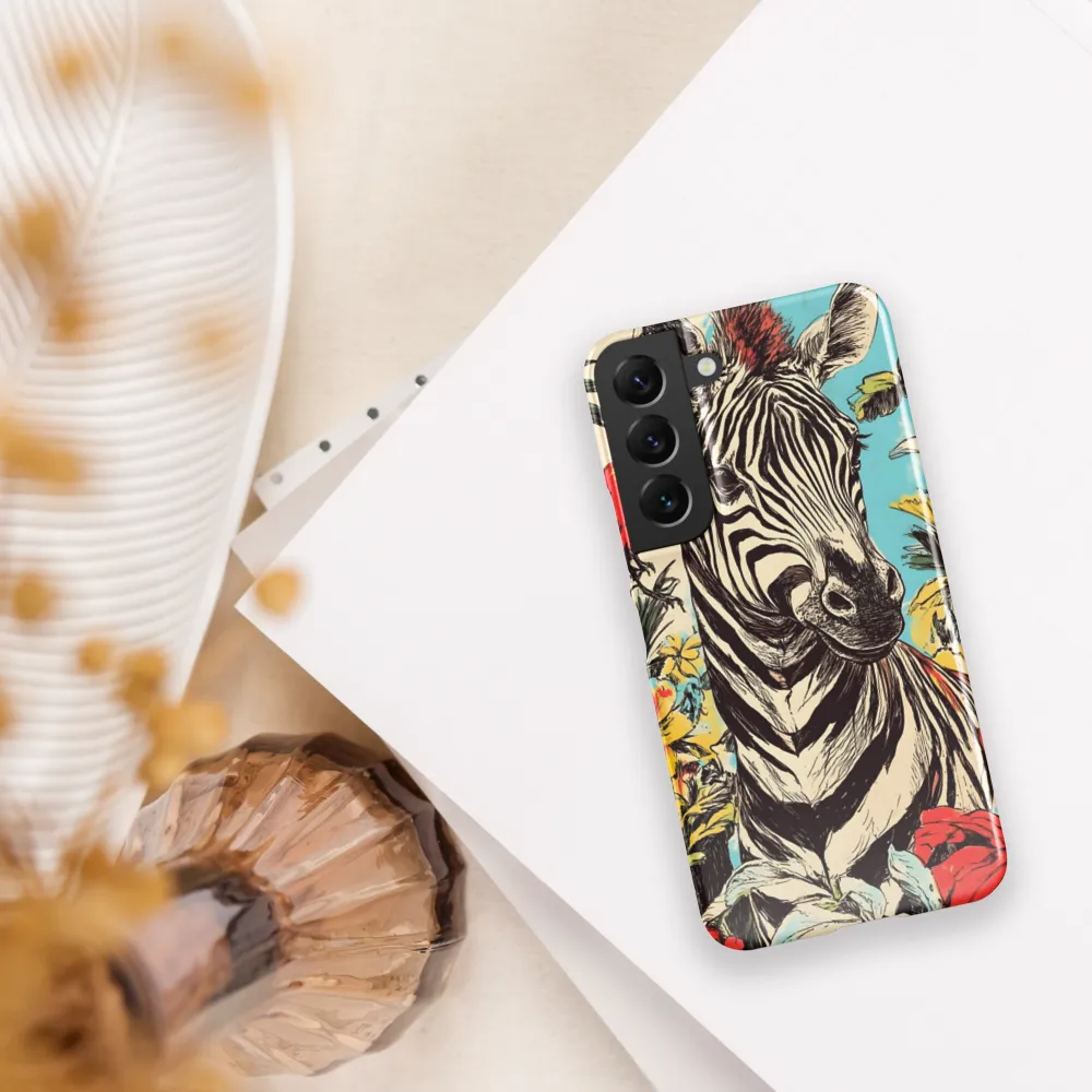 Zebra in Tropical Reverie