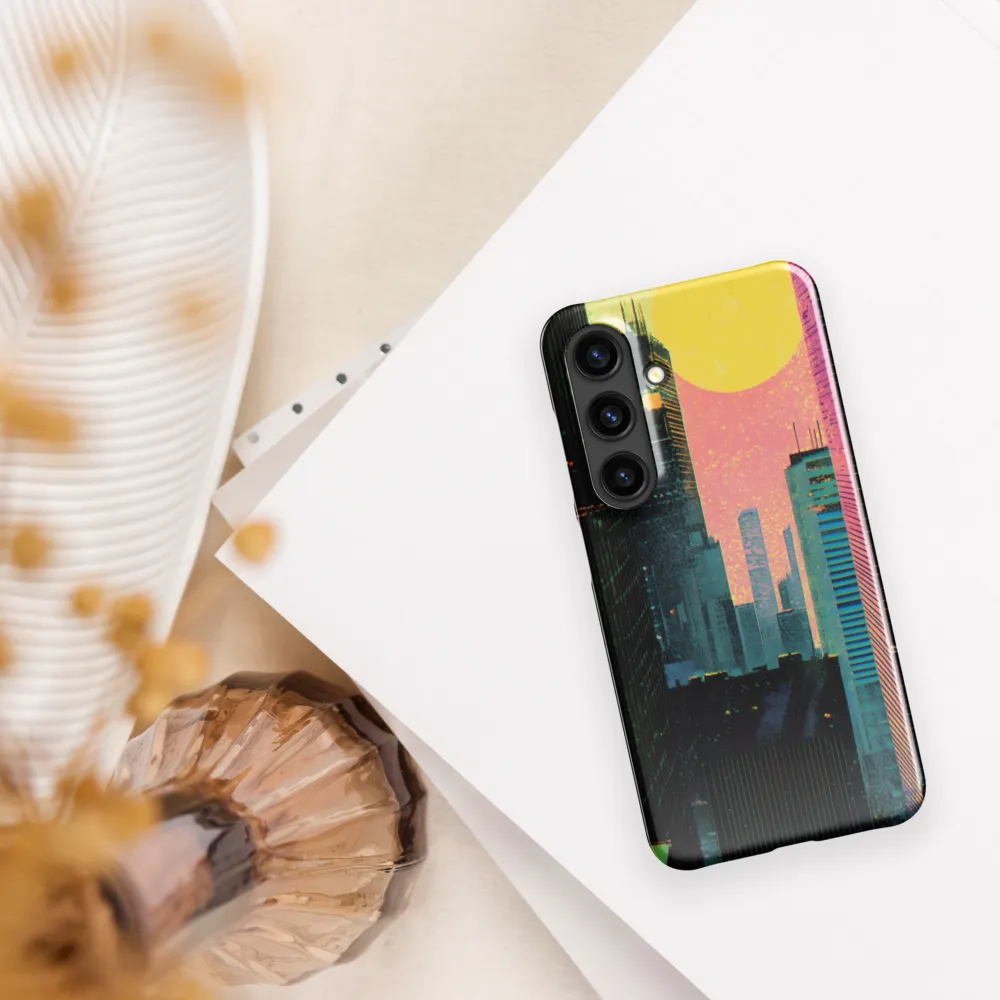 Nostalgic Urban Dreamscape | Phone Case |  S24 | Snap Case | Glossy