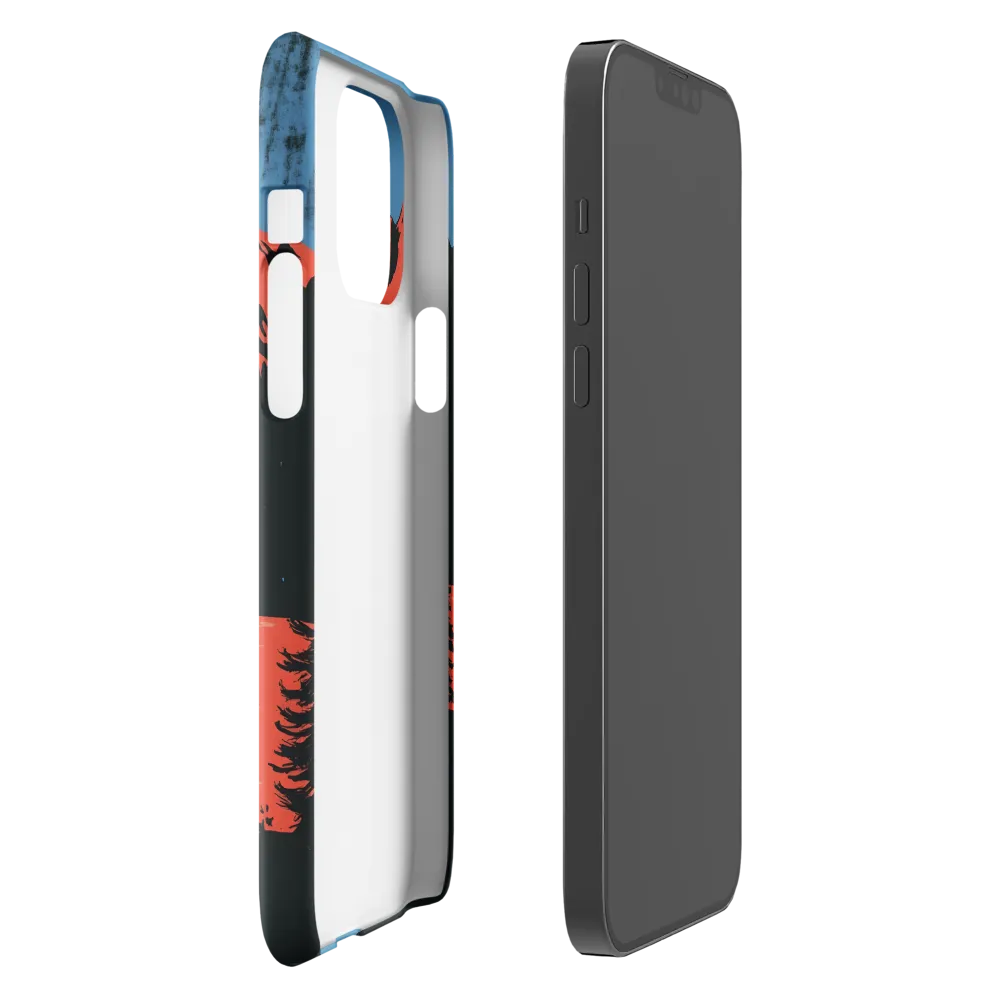 Serenity in Contrast | Phone Case |  13 Pro Max | Snap Case | Glossy