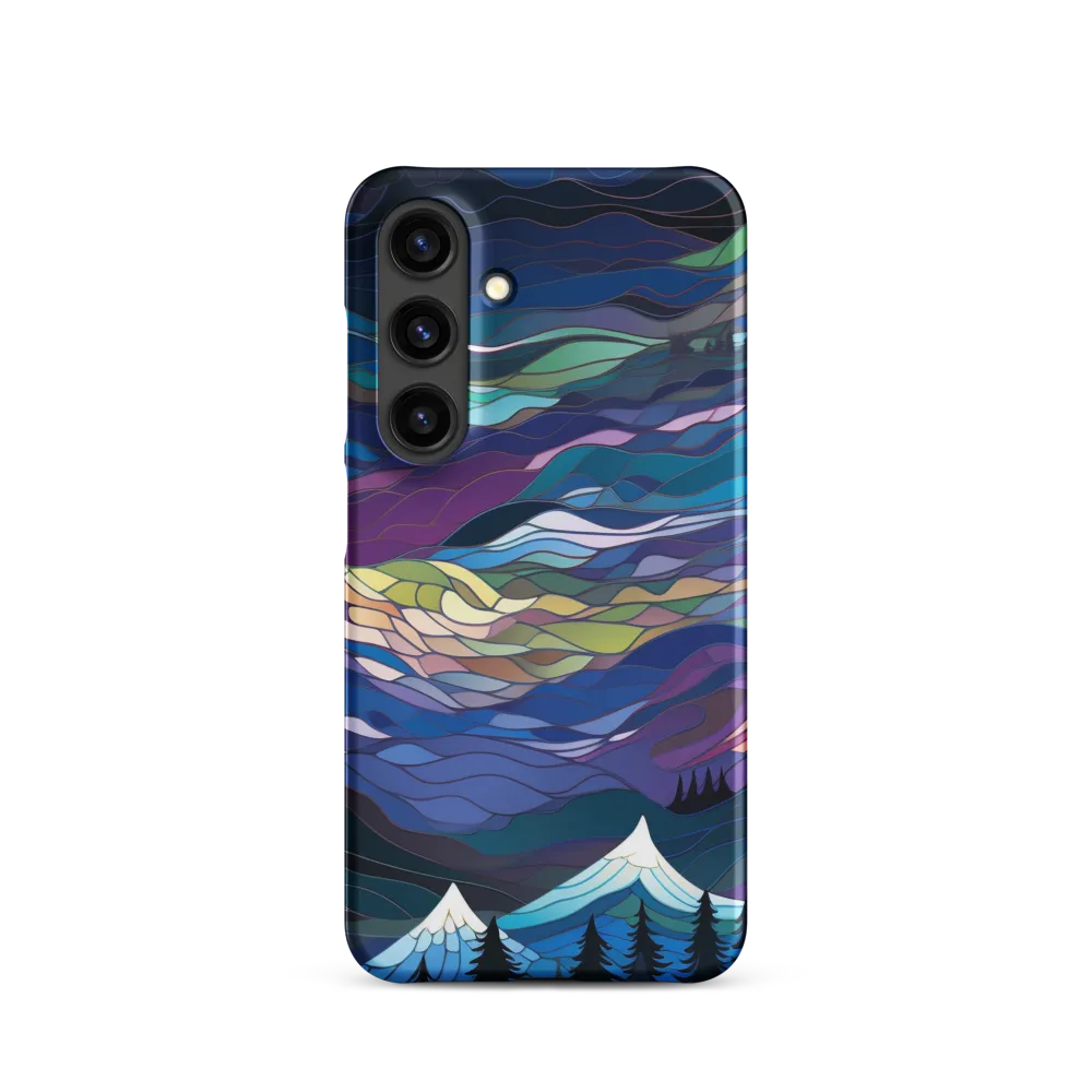 Twilight Peaks: An Abstract Mountain Landscape