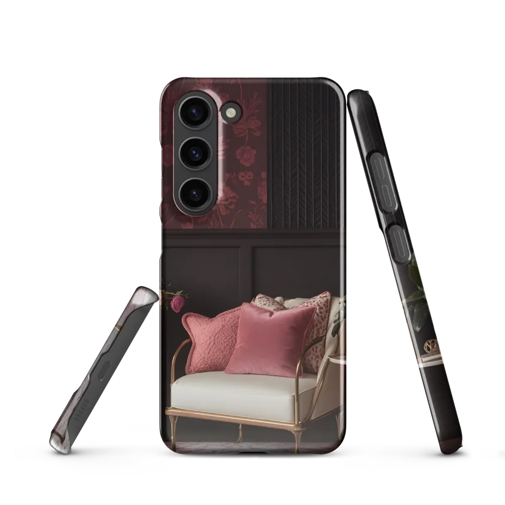 Elegance in Contrast: A Modern Interior Design | Phone Case |  S23 | Snap Case | Glossy