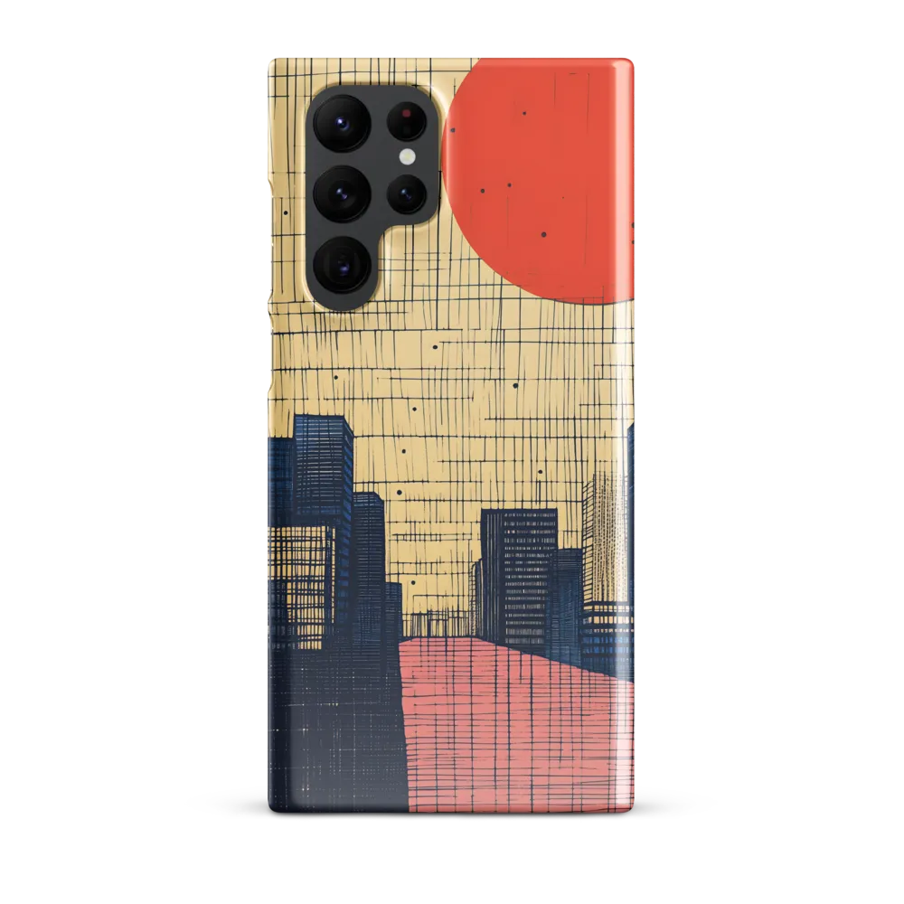 Urban Echoes: A Minimalist Cityscape