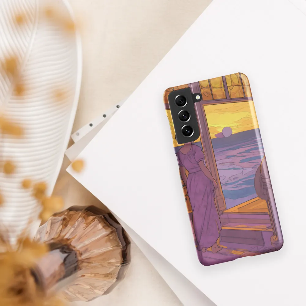 Whispers of the Sunset | Phone Case |  S21 | Snap Case | Matte