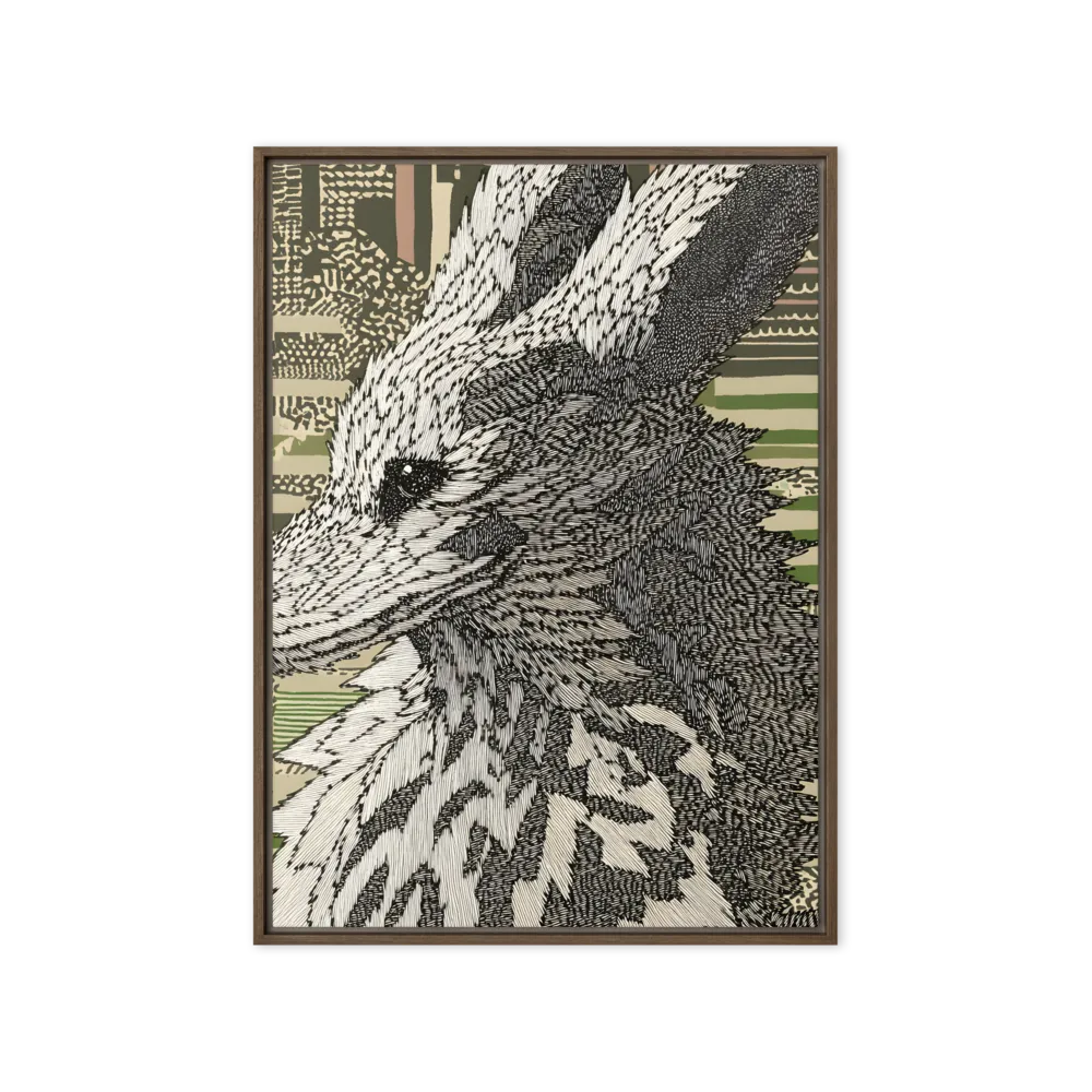Reflections of the Forest | Canvas with Brown Frame | 20″×28″