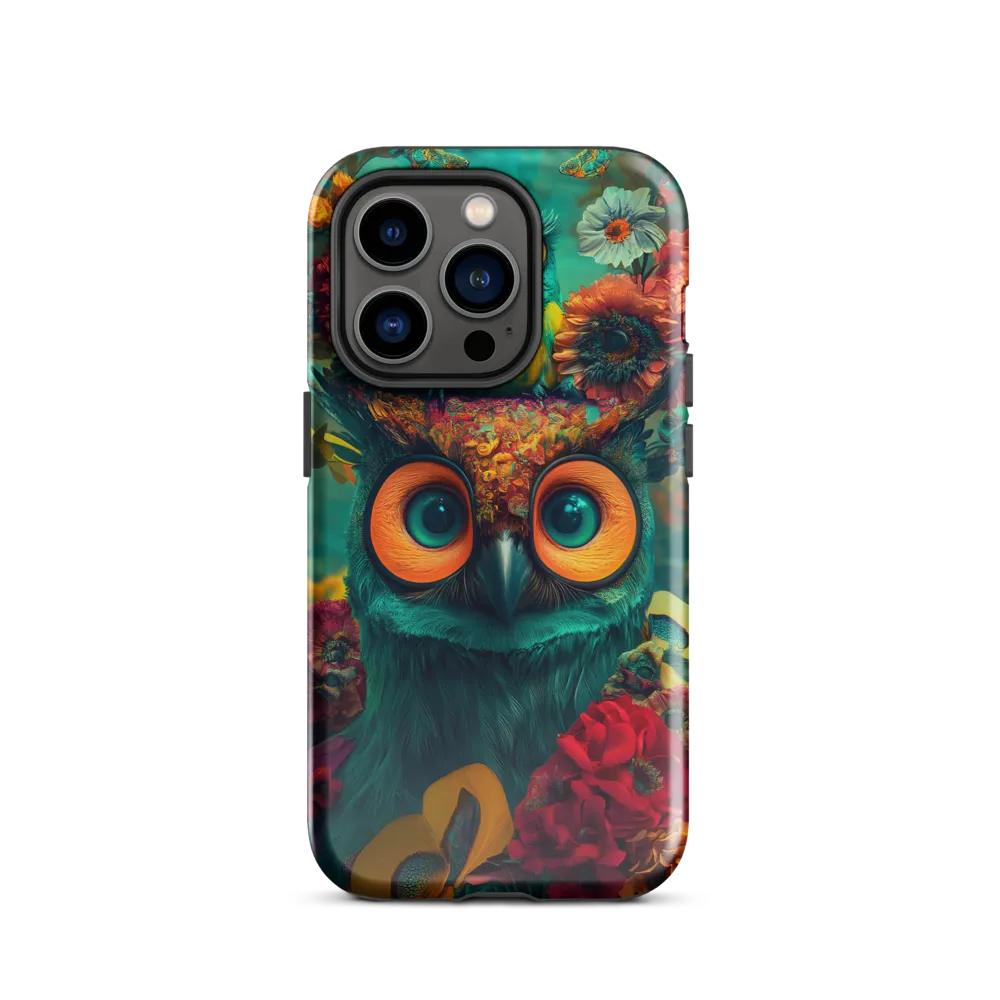 Majestic Harmony: The Floral Owl