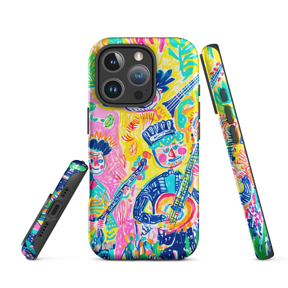 Joyful Duet: A Celebration of Music | Phone Case |  16 Pro | MagSafe® Tough Case | Matte