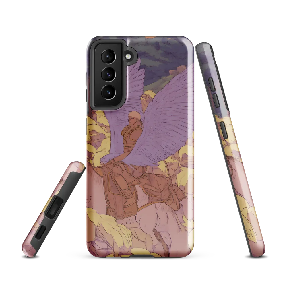 The Winged Guardian | Phone Case |  S21 | Tough Case | Glossy
