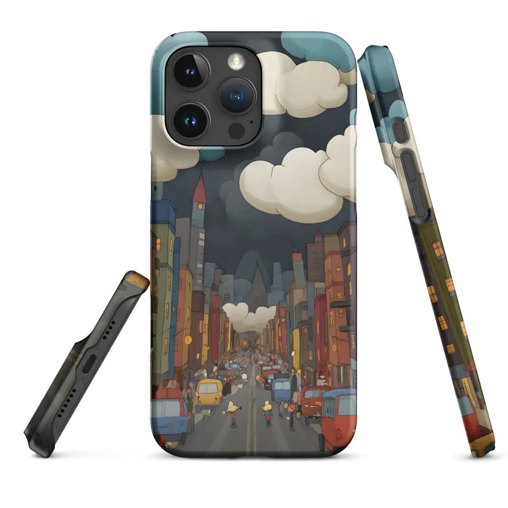 Urban Symphony: A City Awakens at Dusk | Phone Case |  16 Pro Max | Snap Case | Matte