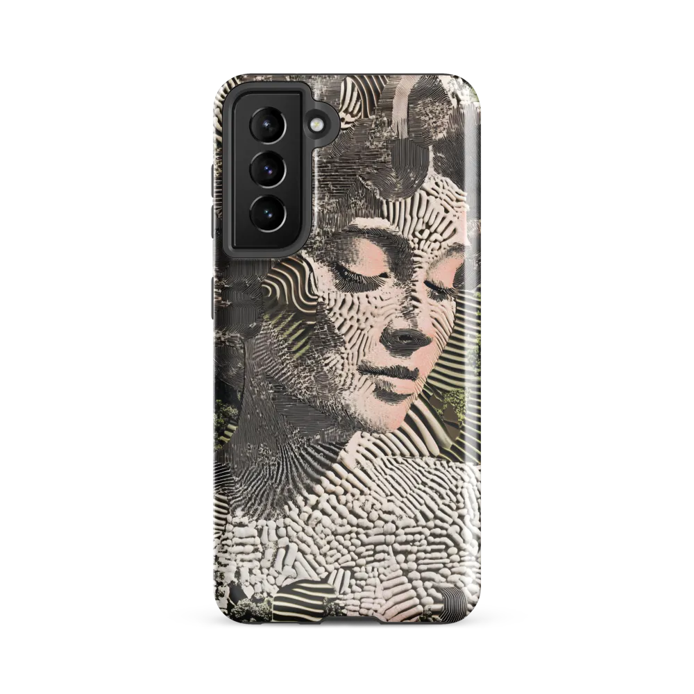 Ethereal Blend of Nature and Humanity | Phone Case |  S21 FE | Tough Case | Glossy