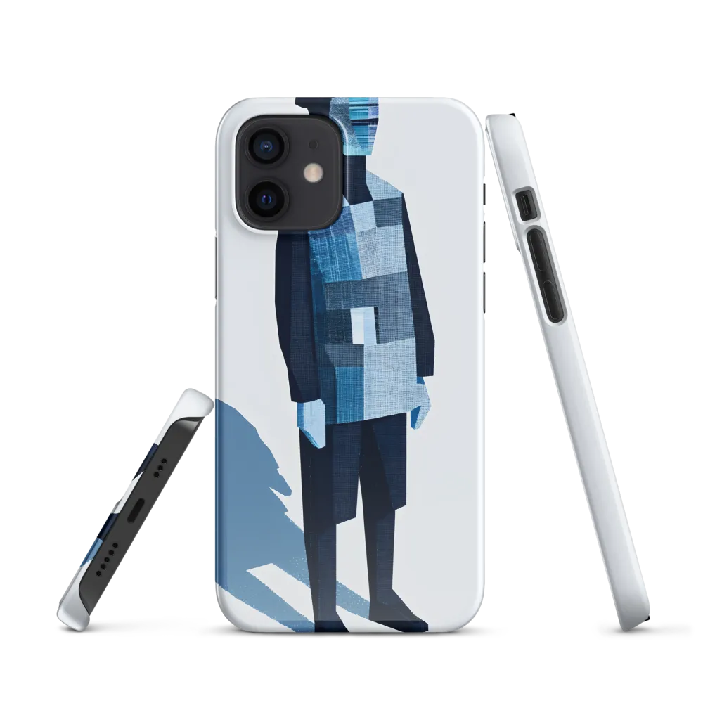 Patchwork Figure in Blue