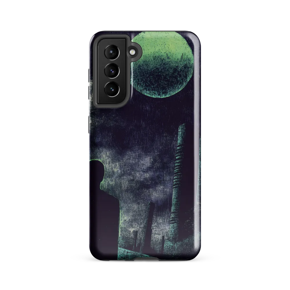 Lunar Solitude | Phone Case |  S21 FE | Tough Case | Glossy
