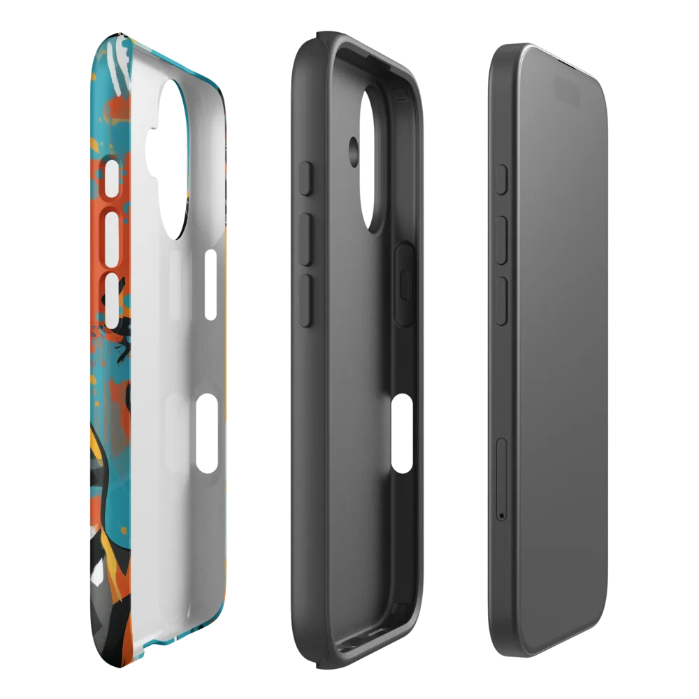 Dynamic Antelope in Vivid Abstract | Phone Case |  16 | Tough Case | Matte