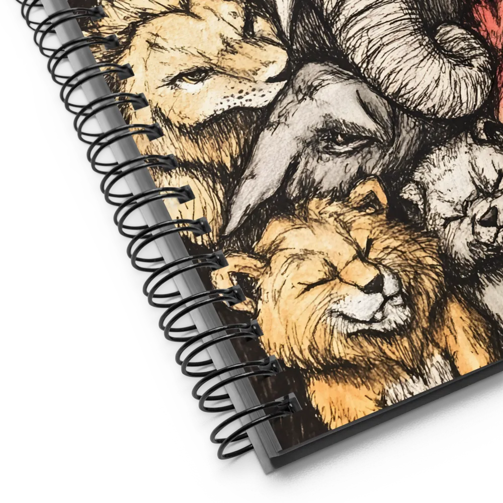 Majestic Unity of the Wild | Spiral Notebook