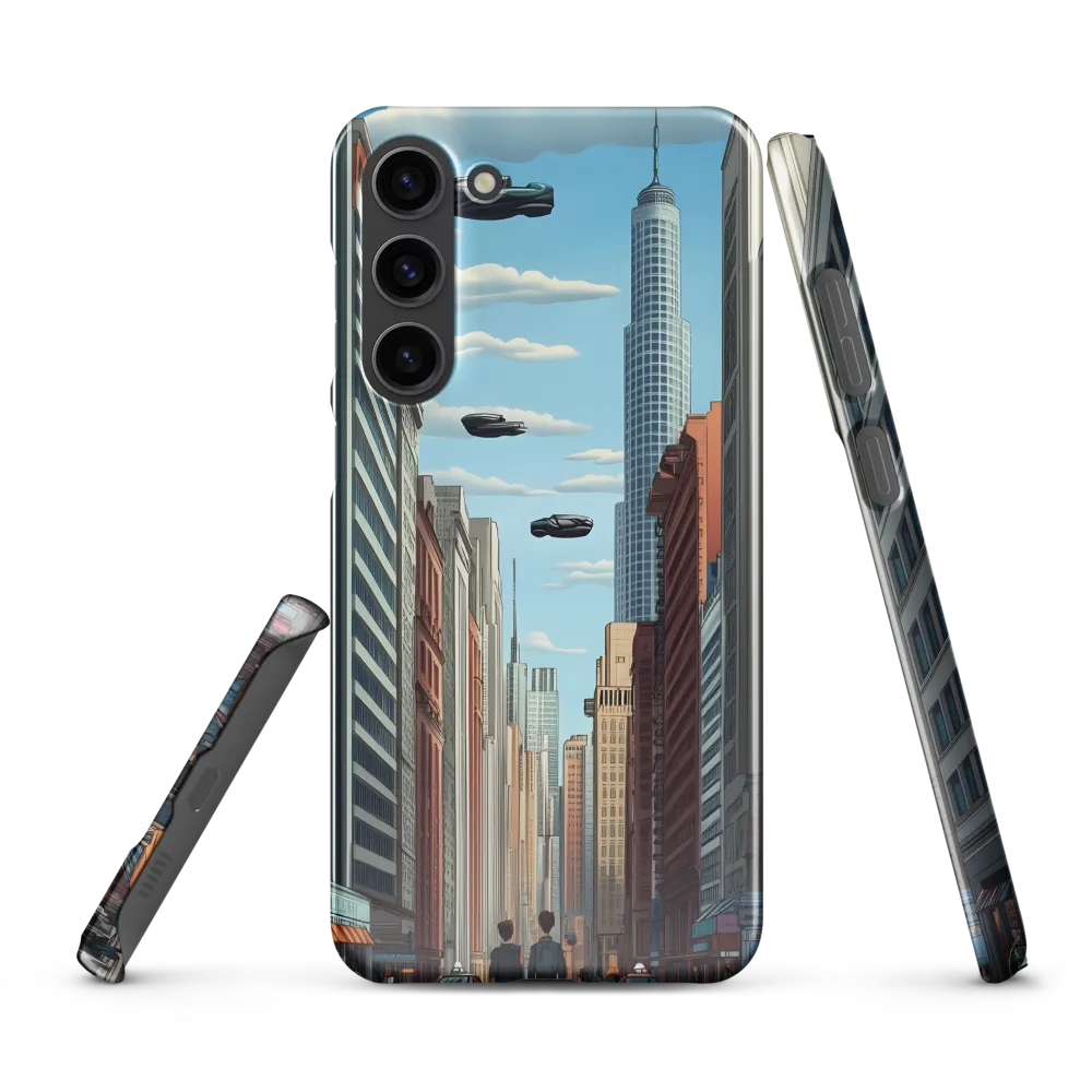 Futuristic Stroll through the Urban Skyline