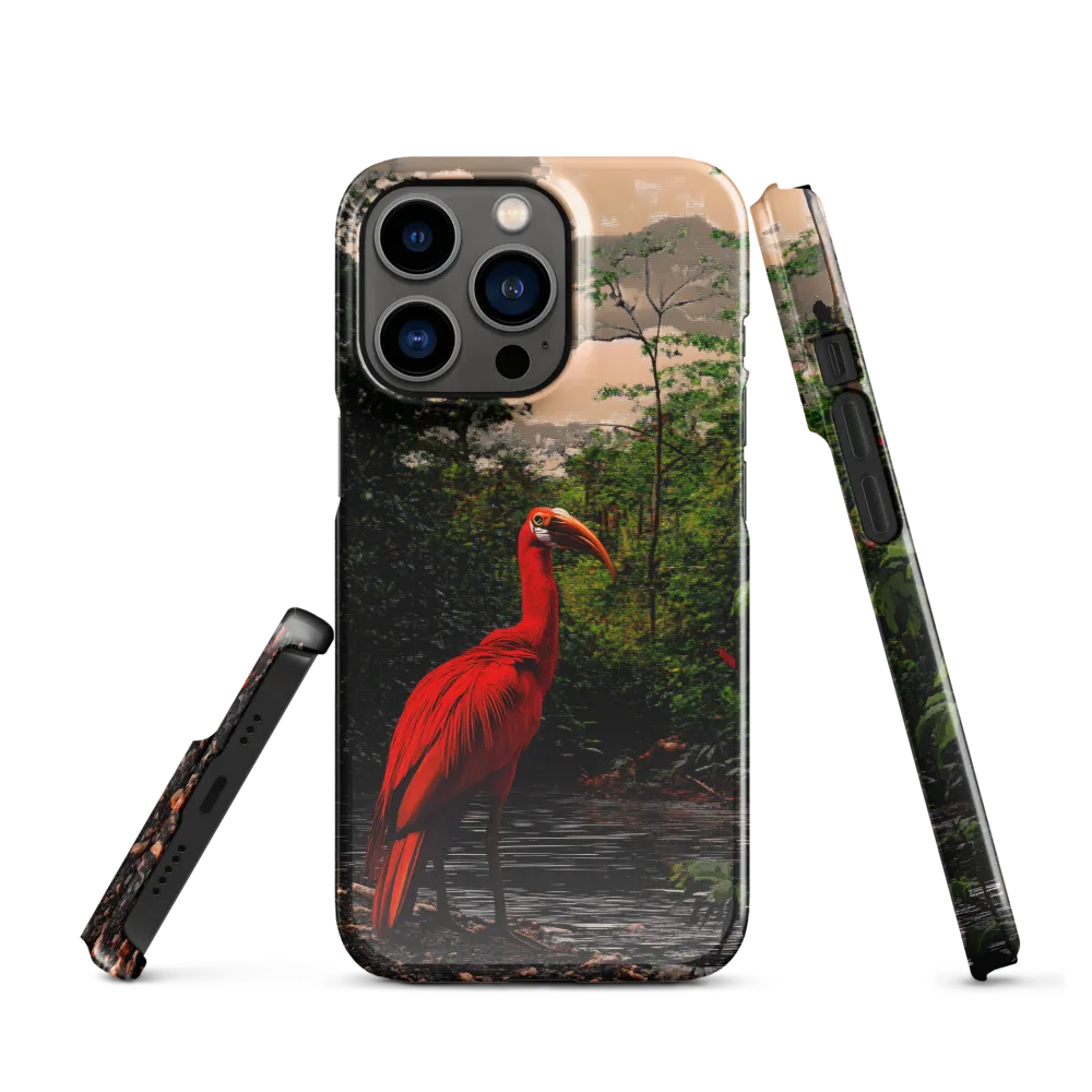 Enigmatic Elegance: The Scarlet Observer