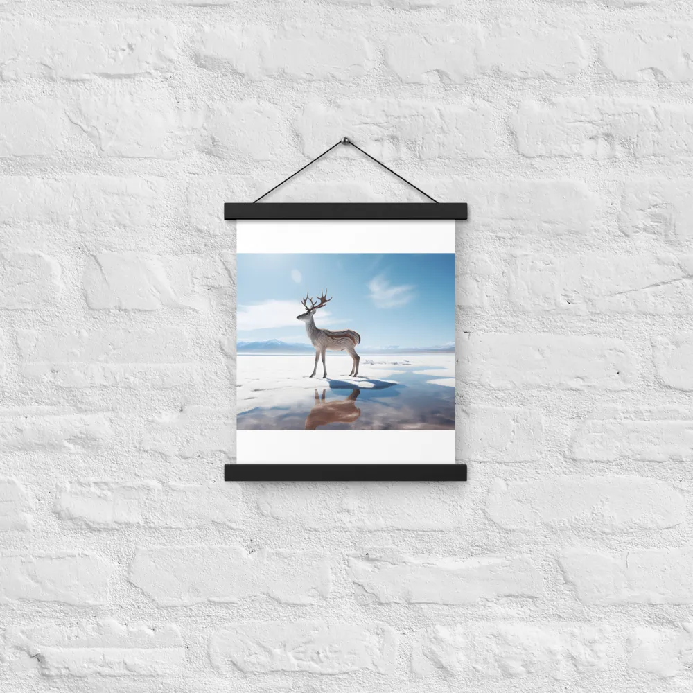 Majesty in Reflection | Poster With Black Wood Hanger | 11″×14″