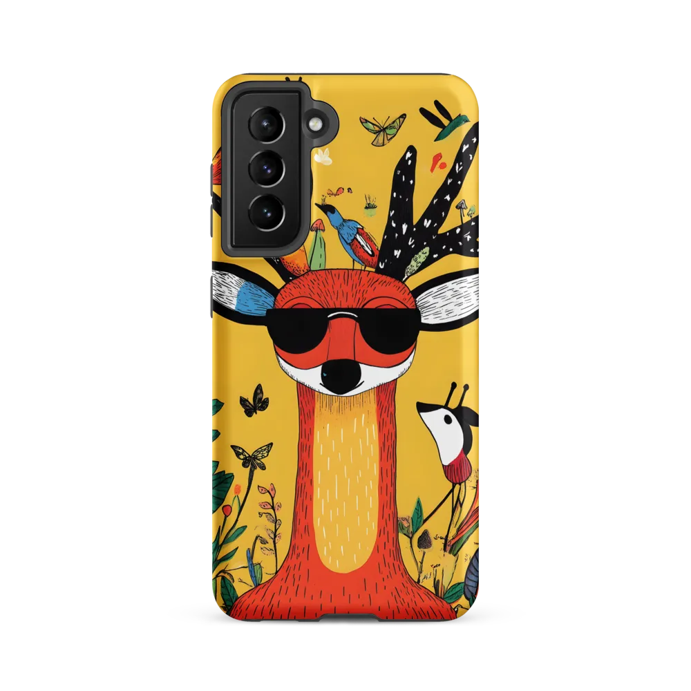 Playful Deer with Sunglasses