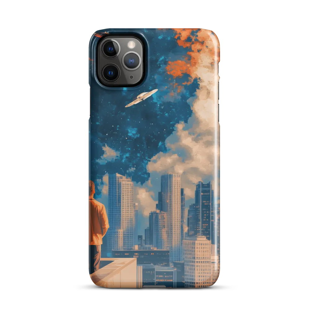 Cosmic Curiosity: A Glimpse into the Future | Phone Case |  11 Pro Max | Snap Case | Glossy