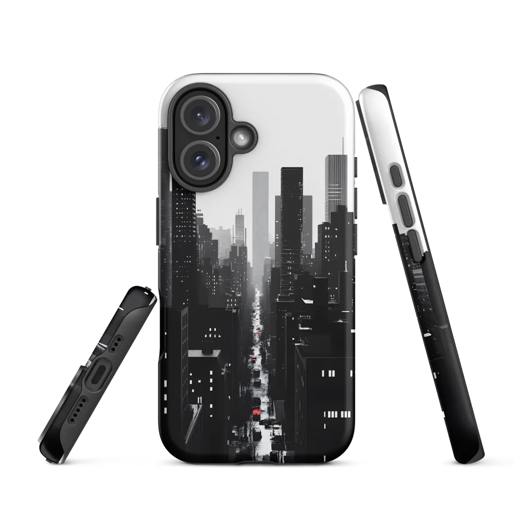 Urban Essence in Monochrome | Phone Case