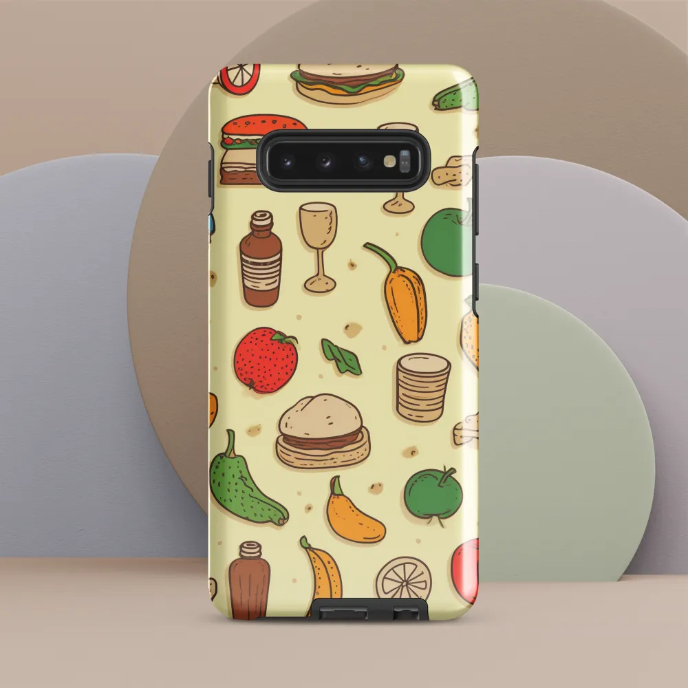 A Whimsical Feast of Colors | Phone Case |  S10 Plus | Tough Case | Glossy